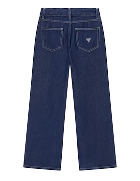 Jeans amplio Guess lavado obscuro para niña