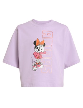 Playera Adidas Disney manga corta para niña