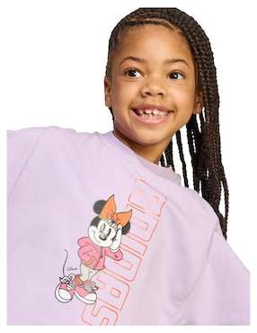 Playera Adidas Disney manga corta para niña