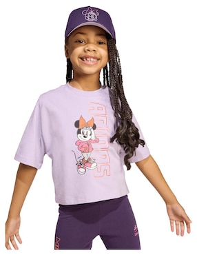 Playera Adidas Disney manga corta para niña
