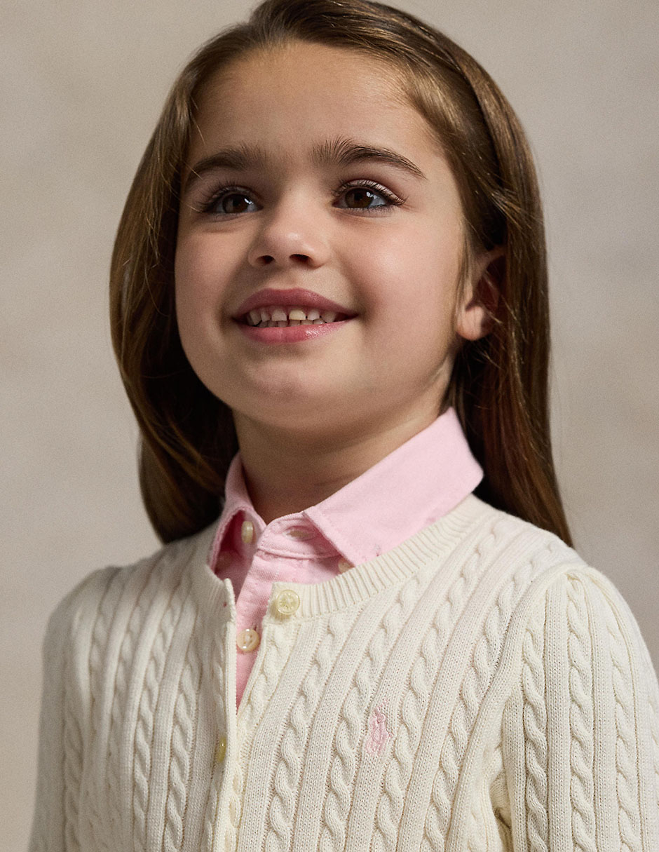 Suéter tejido para niña 4