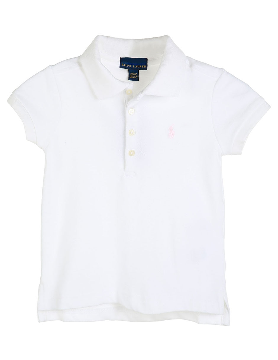 Playera de algodón para infantil niña