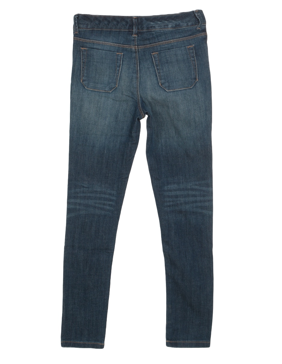 Jeans straight lavado claro para niña 2