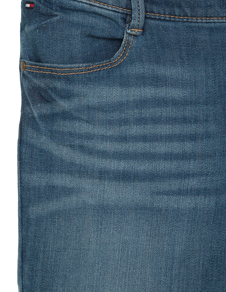 Jeans straight lavado claro para niña 3