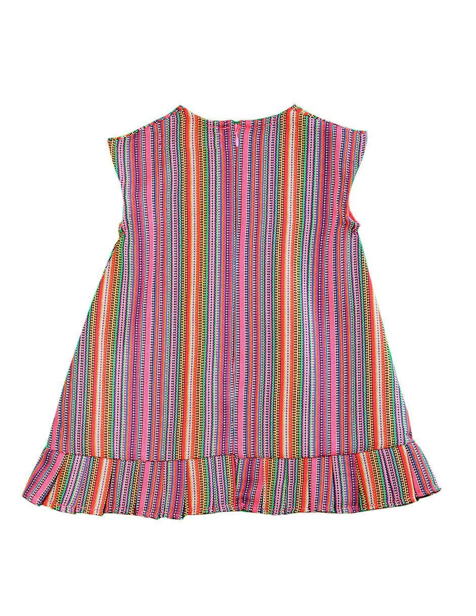 Vestido manga cap para niña 2