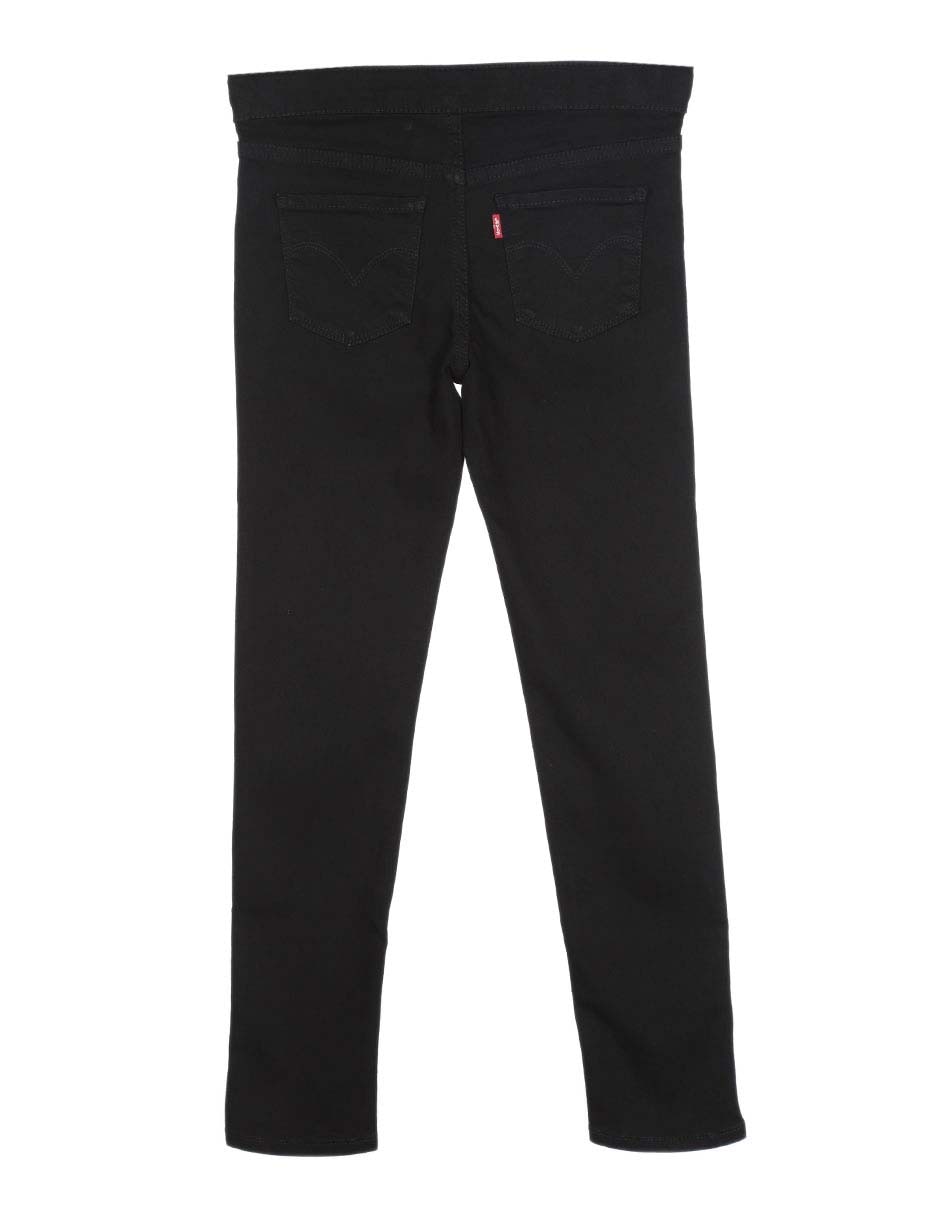 Jeans slim lavado obscuro para niña 2