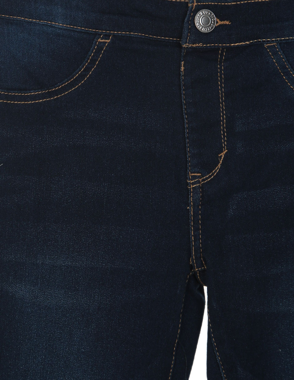 Jeans skinny deslavado para niña 3