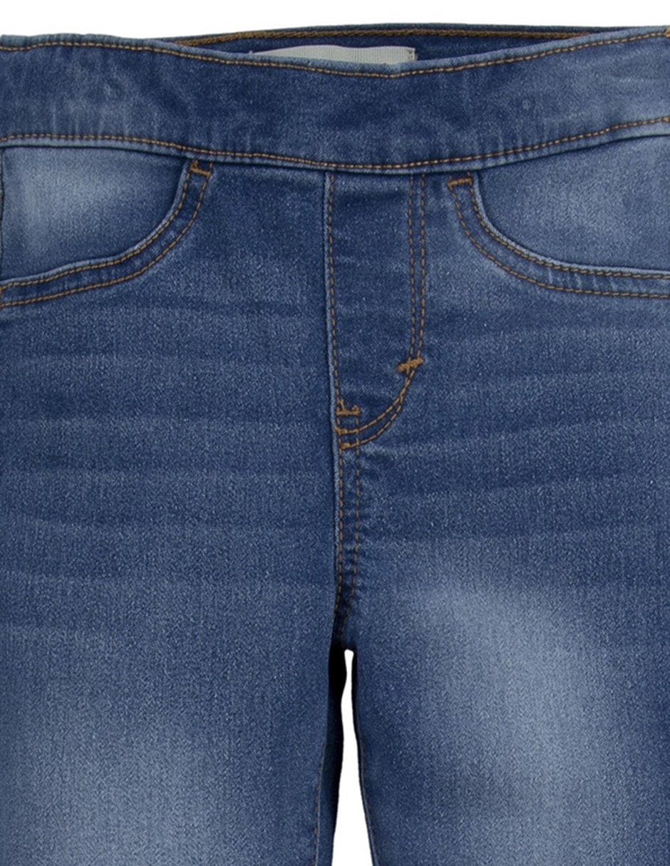 Jeans slim deslavado para niña 2