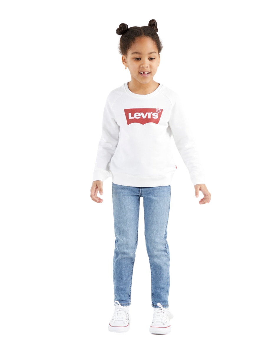 Jeans skinny 720 lavado obscuro para niña 2