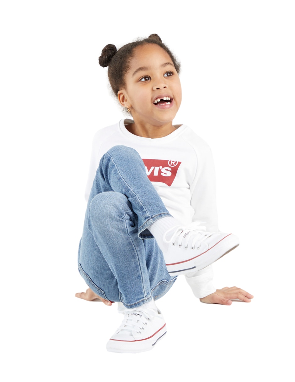 Jeans skinny 720 lavado obscuro para niña 3