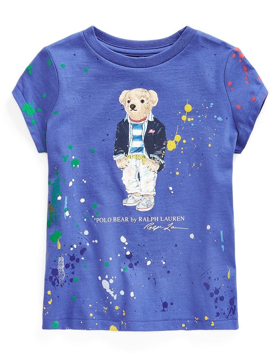 Playera Polo Ralph Lauren estampado gráfico manga regular para niña en  Liverpool