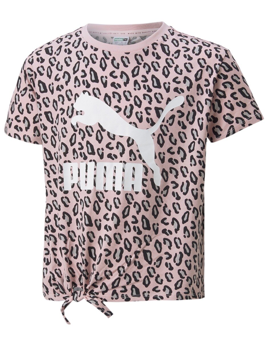 Playera Puma estampado animal print para niña en Liverpool