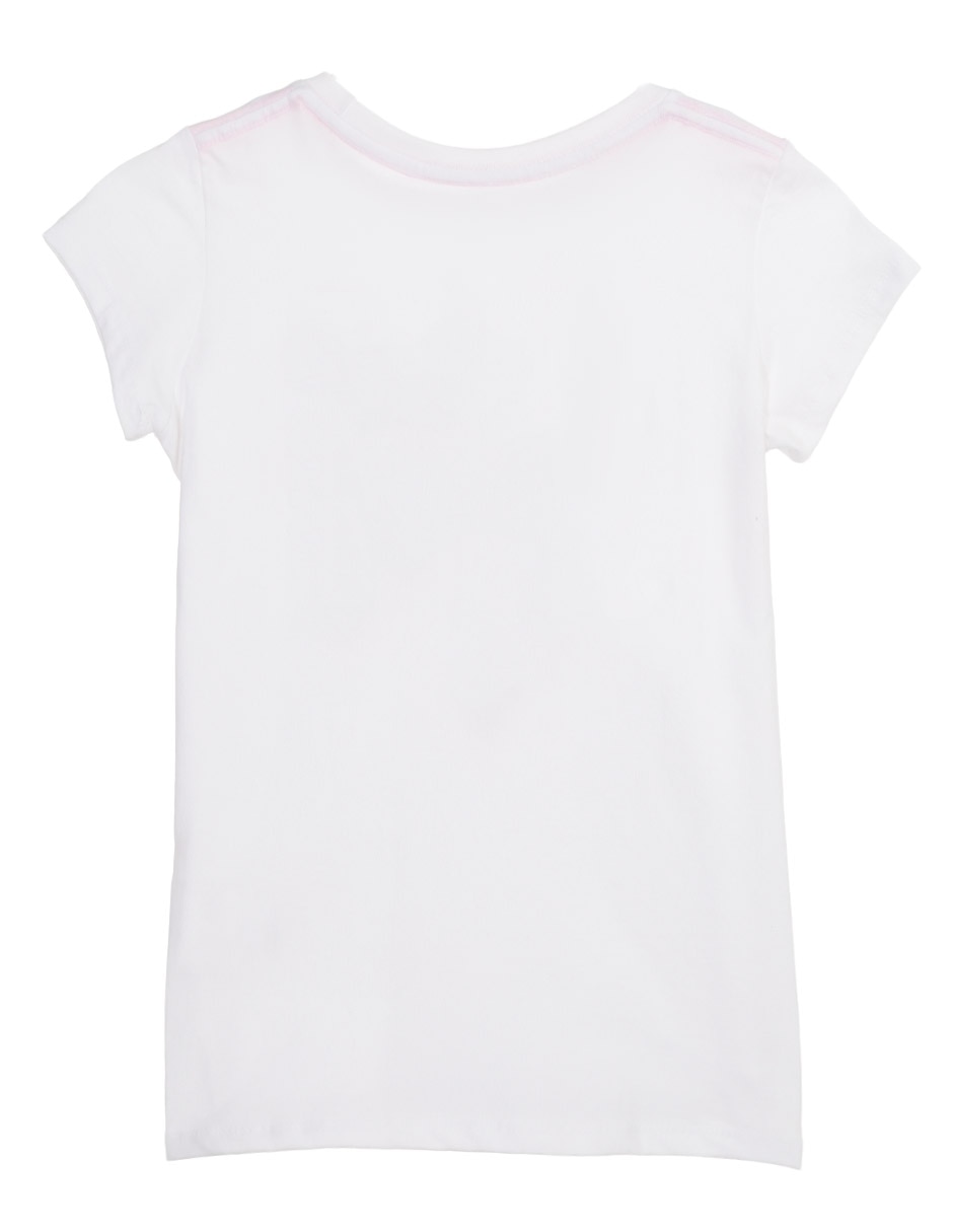 Playera estampado unicornios manga corta para niña 2