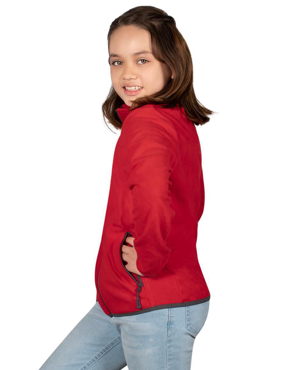 Suéter con bolsillos greenlander estampado liso sin licencia para niña