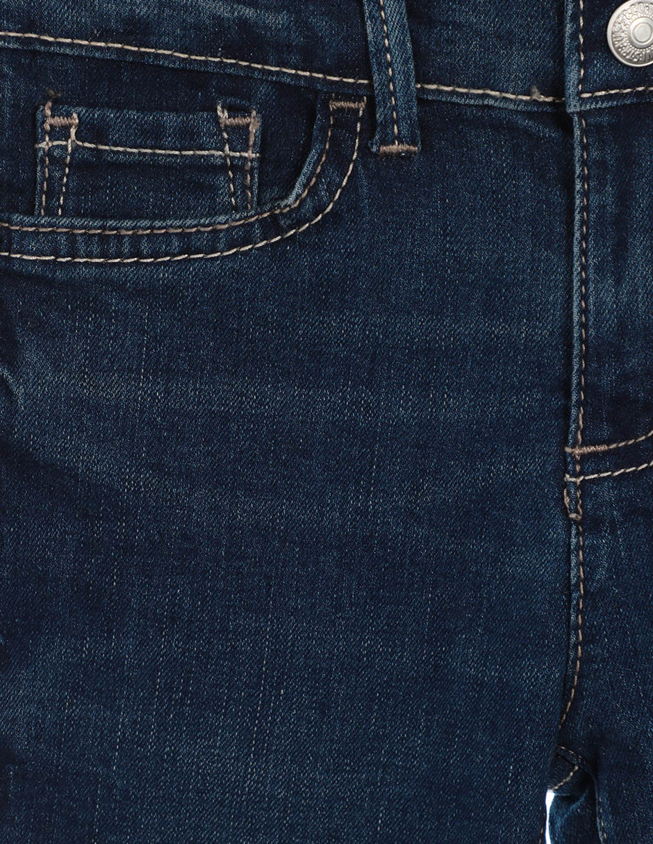 Jeans skinny lavado obscuro para niña 3