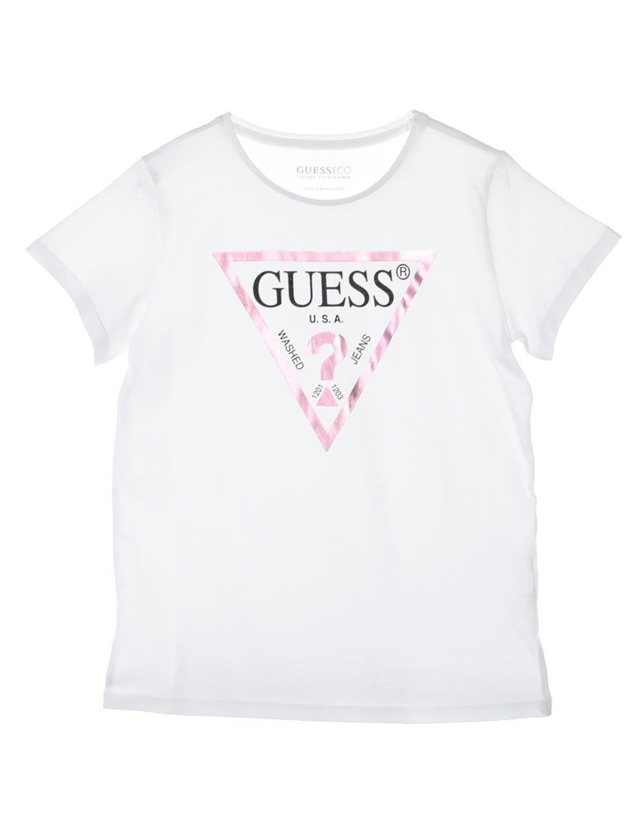 Playera manga corta para niña