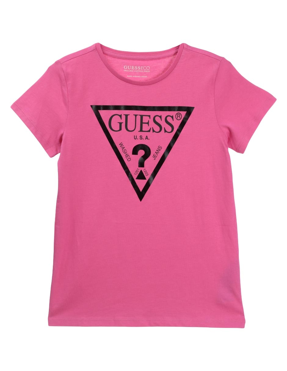Playera manga corta para niña