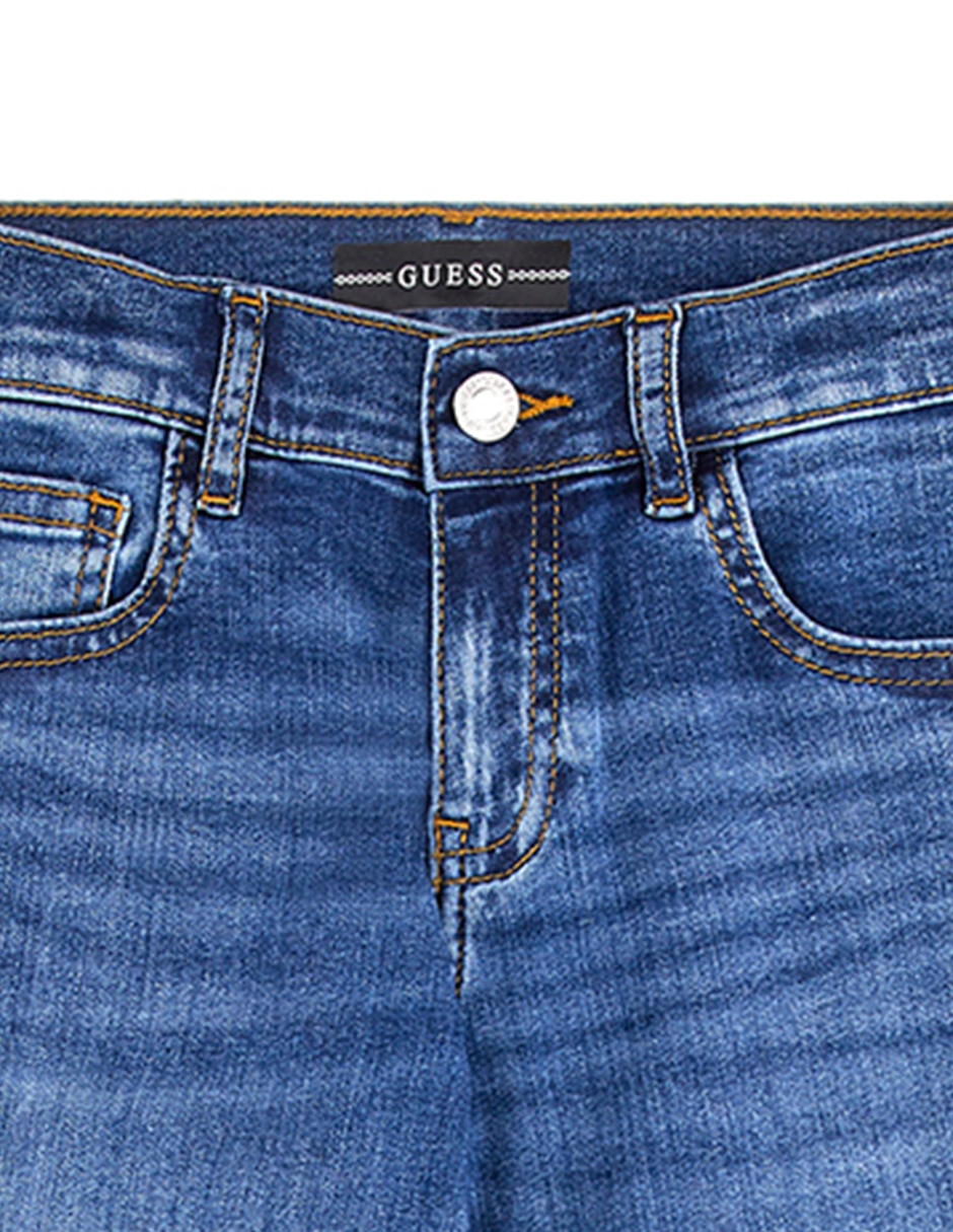 Jeans straight deslavado para niña 3