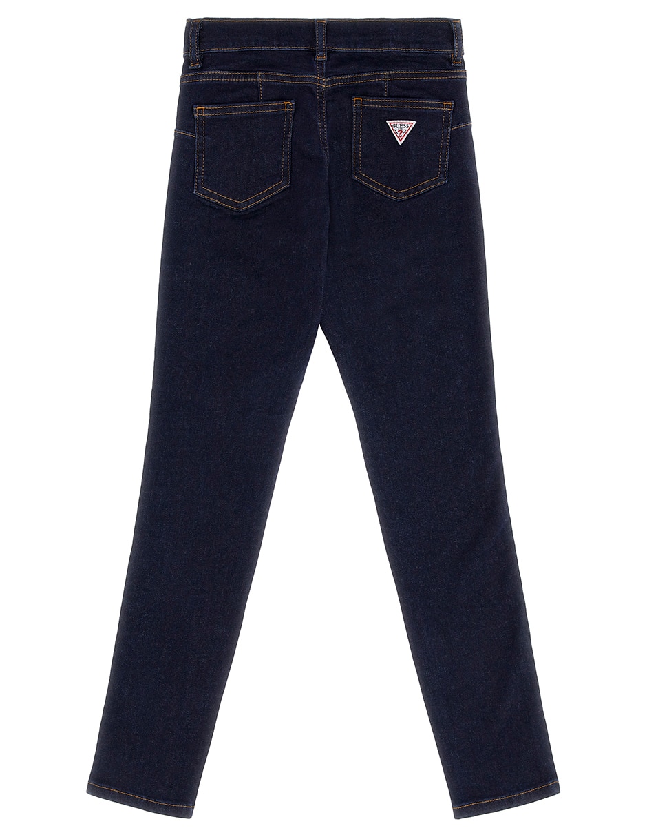 Jeans skinny lavado medio para niña 2