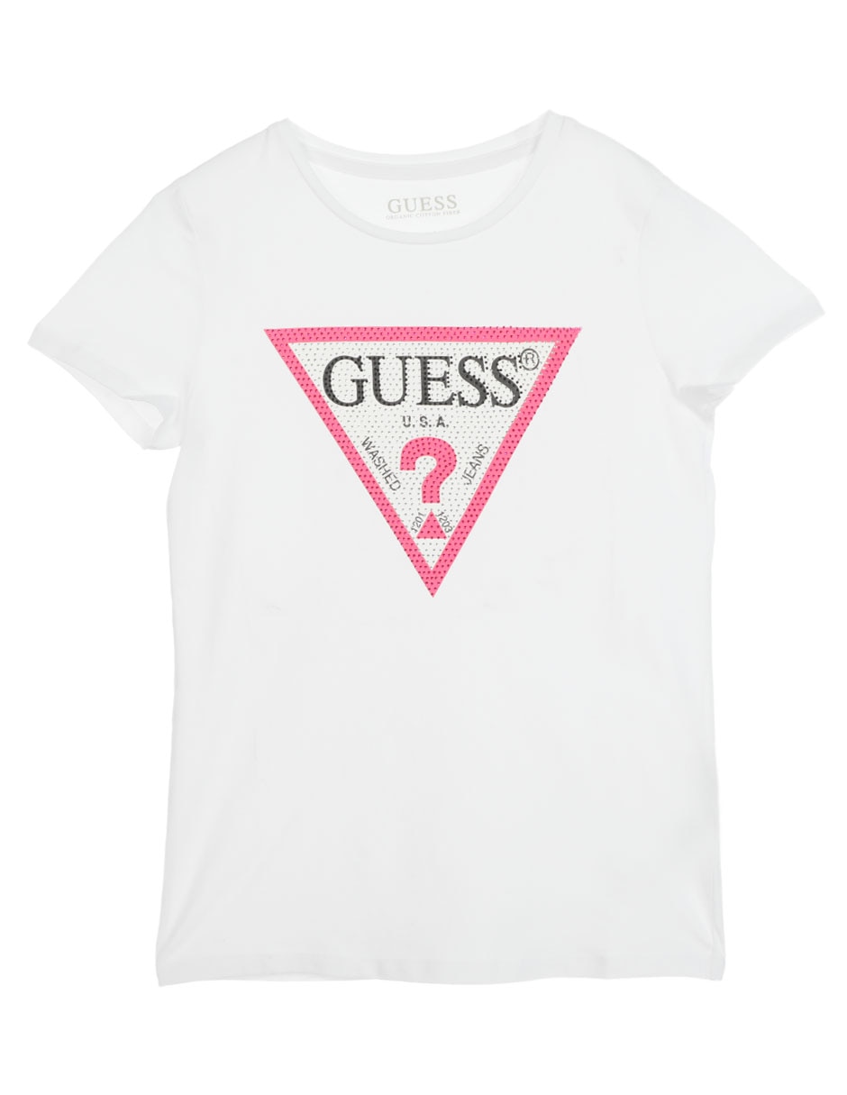 Playera manga corta para niña