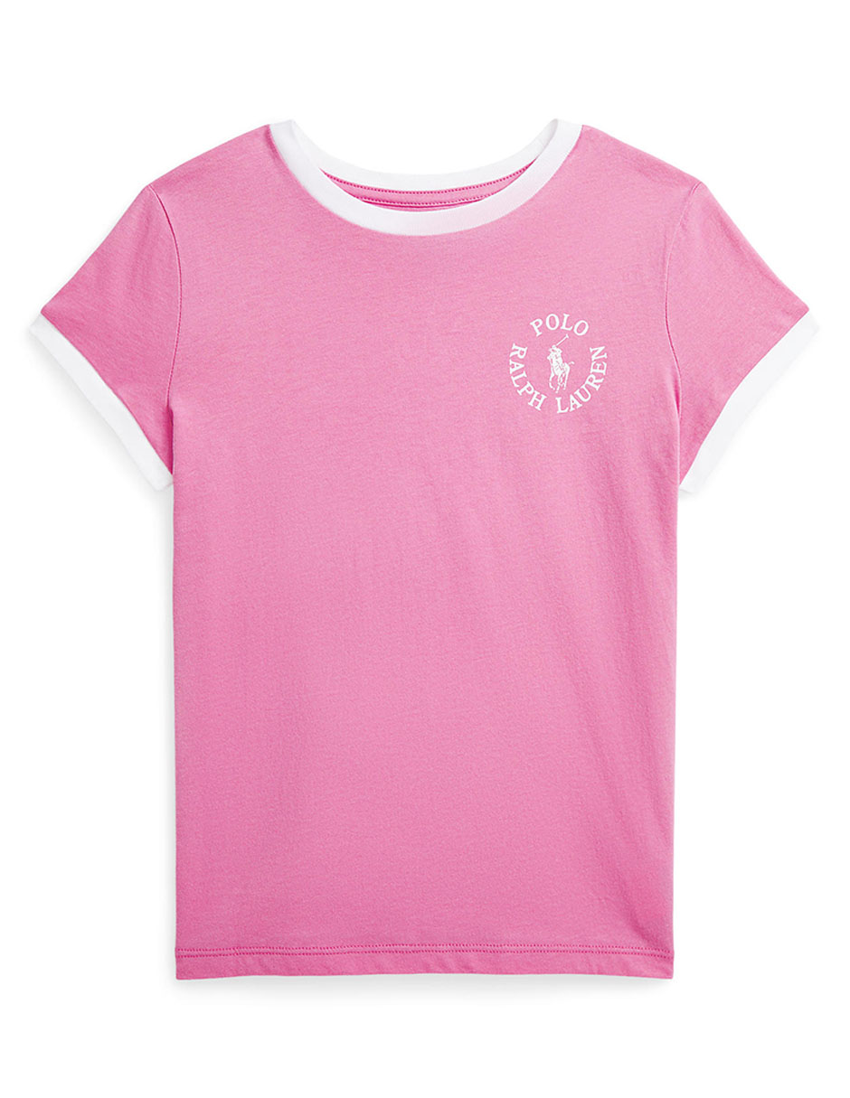 Playera manga corta para niña