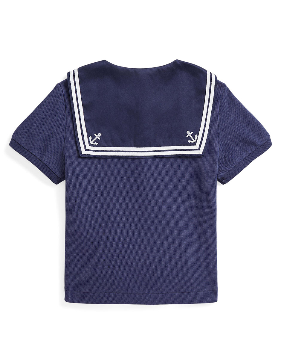 Playera tipo Polo de algodón para niño 2