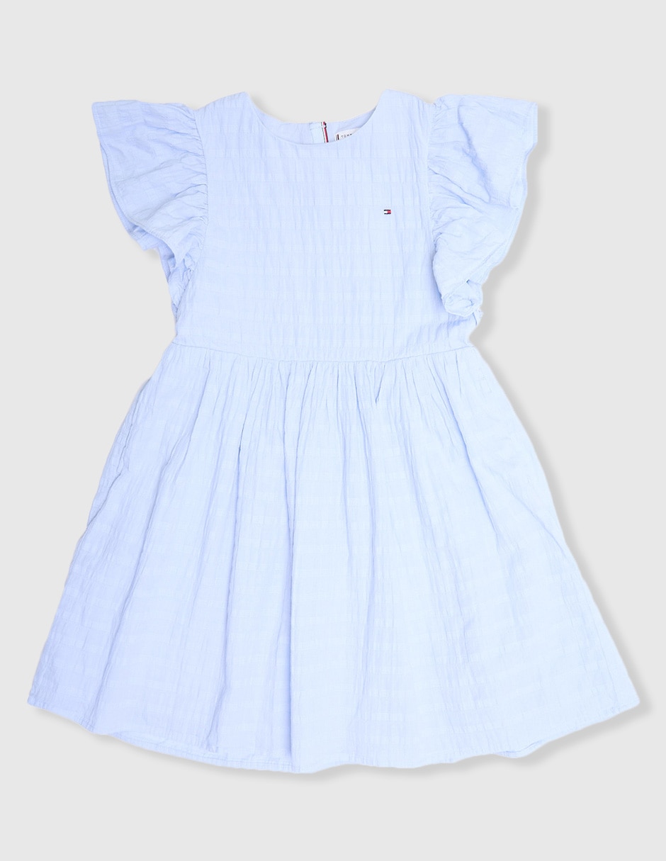 Vestido manga volantes para niña 1