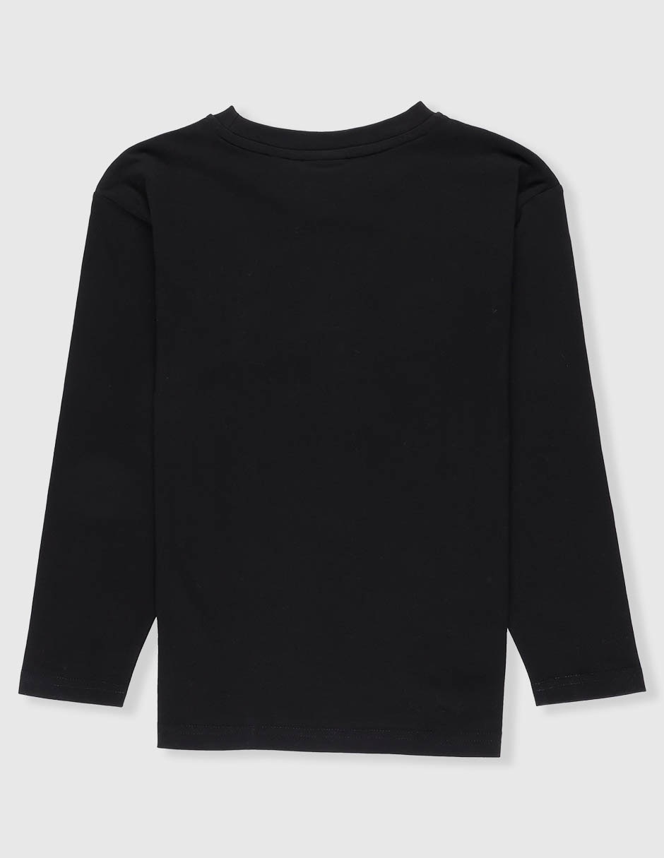 Playera Hugo manga larga para niño