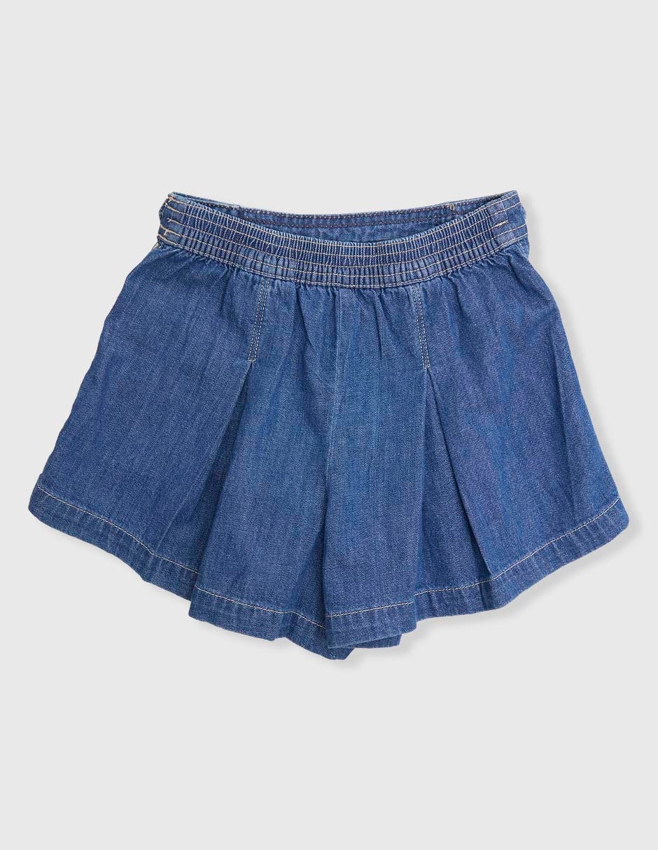 Falda short de mezclilla para niña 2