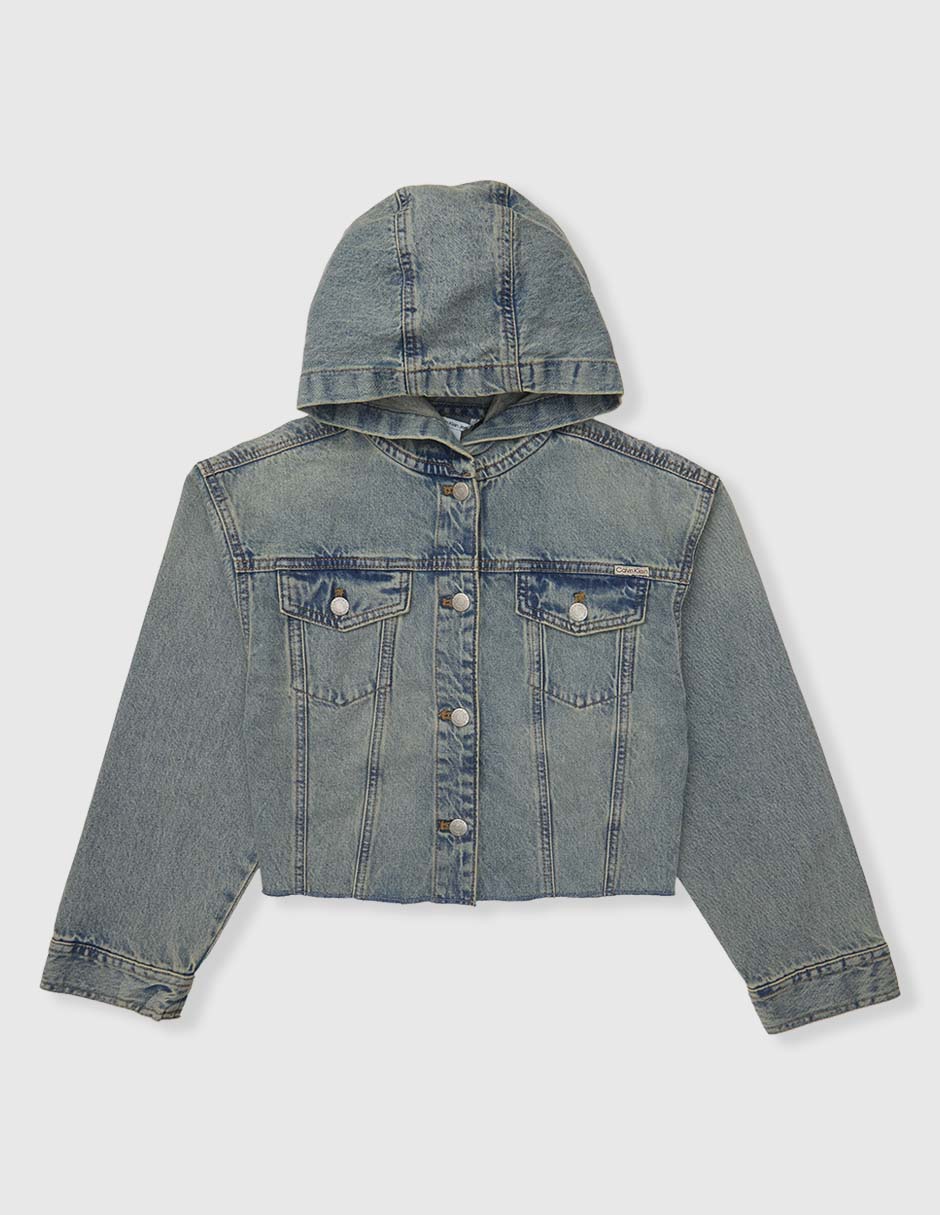 De Mezclilla Chamarra Bomber Mujer Liverpool Chaqueta Calvin Klein