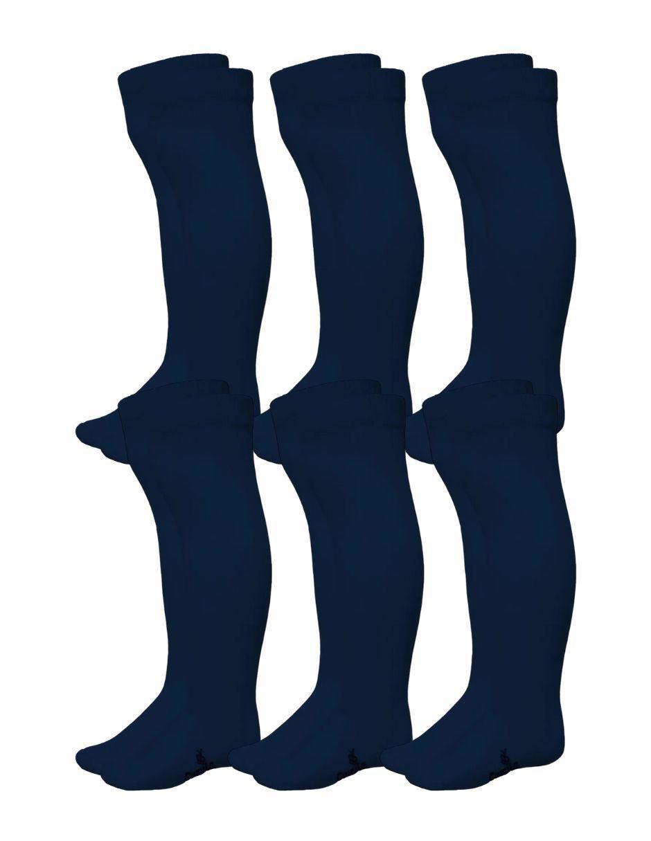 Set de calceta de algodón para niña 6 pares Set de calceta de algodón para niña 6 pares