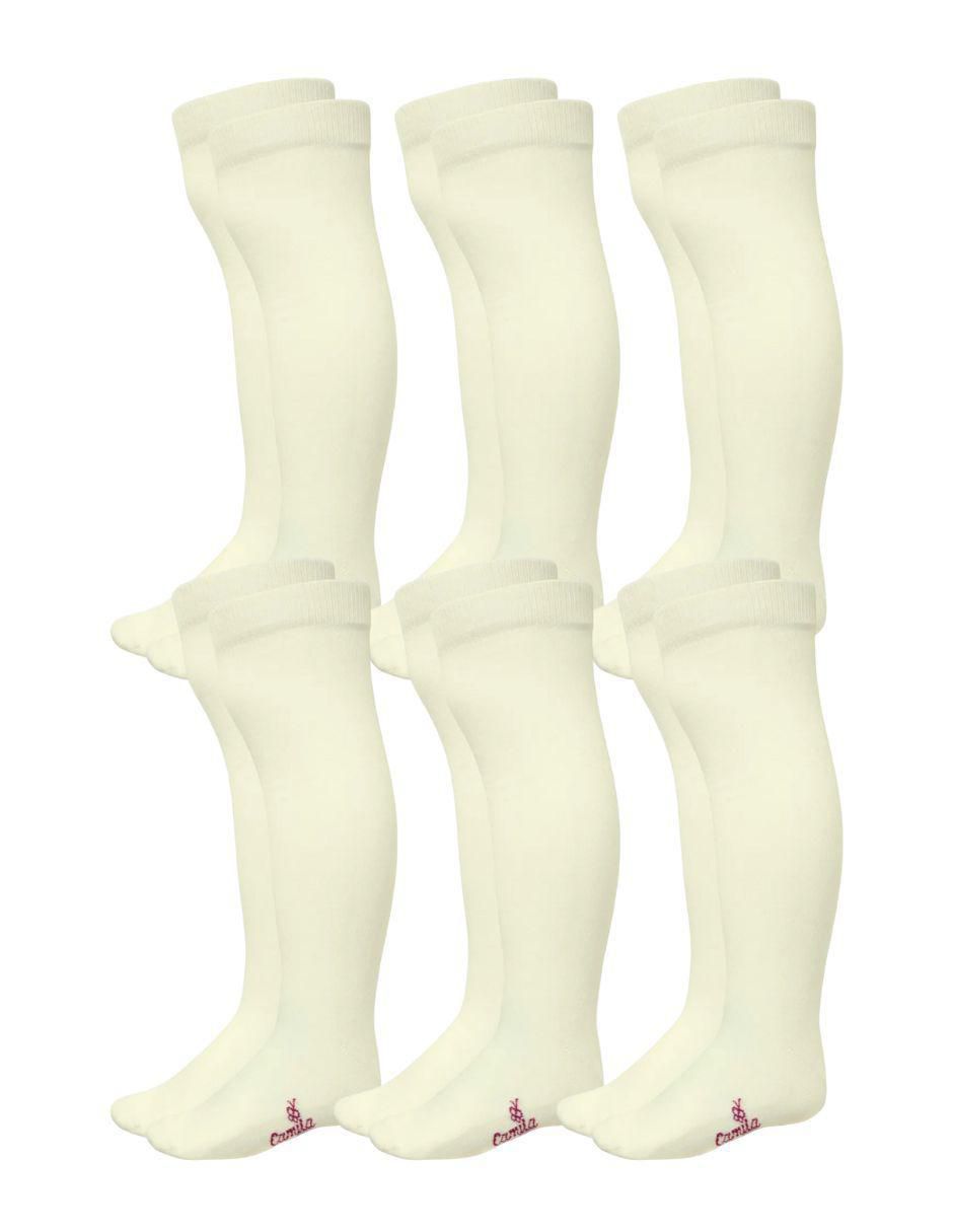 Set de calceta de algodón para niña 6 pares