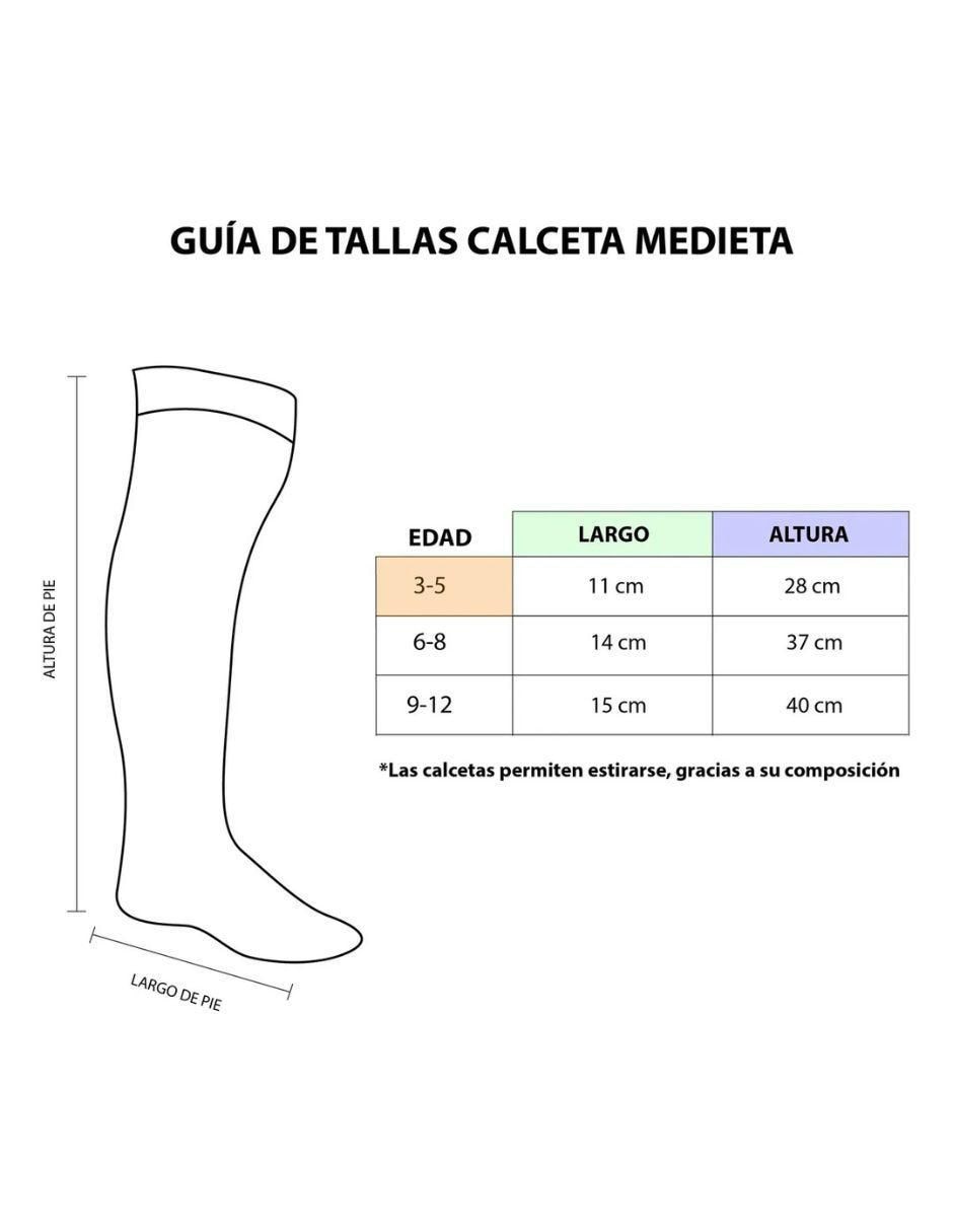 Set de calceta para niña 3 pares 3