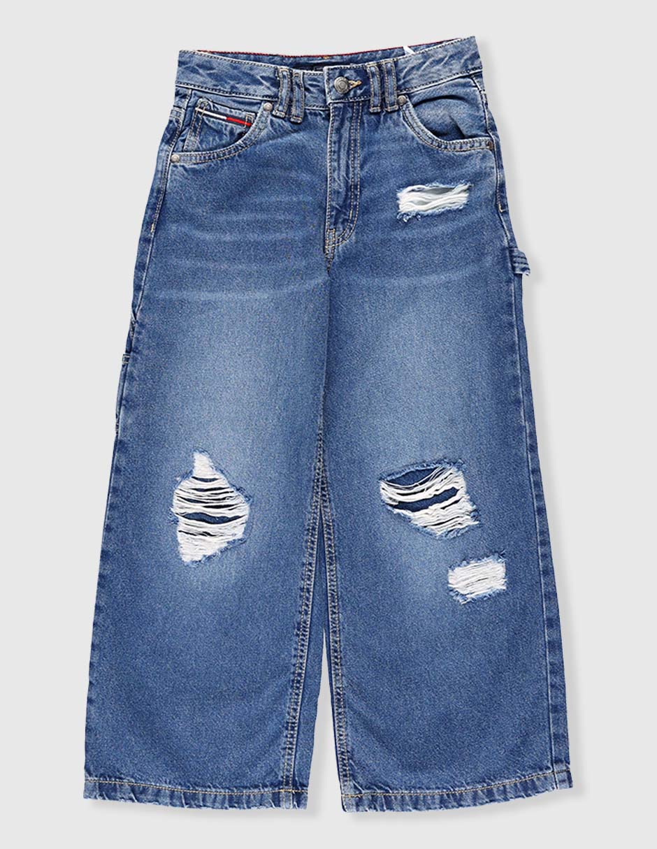 Jeans straight para niña