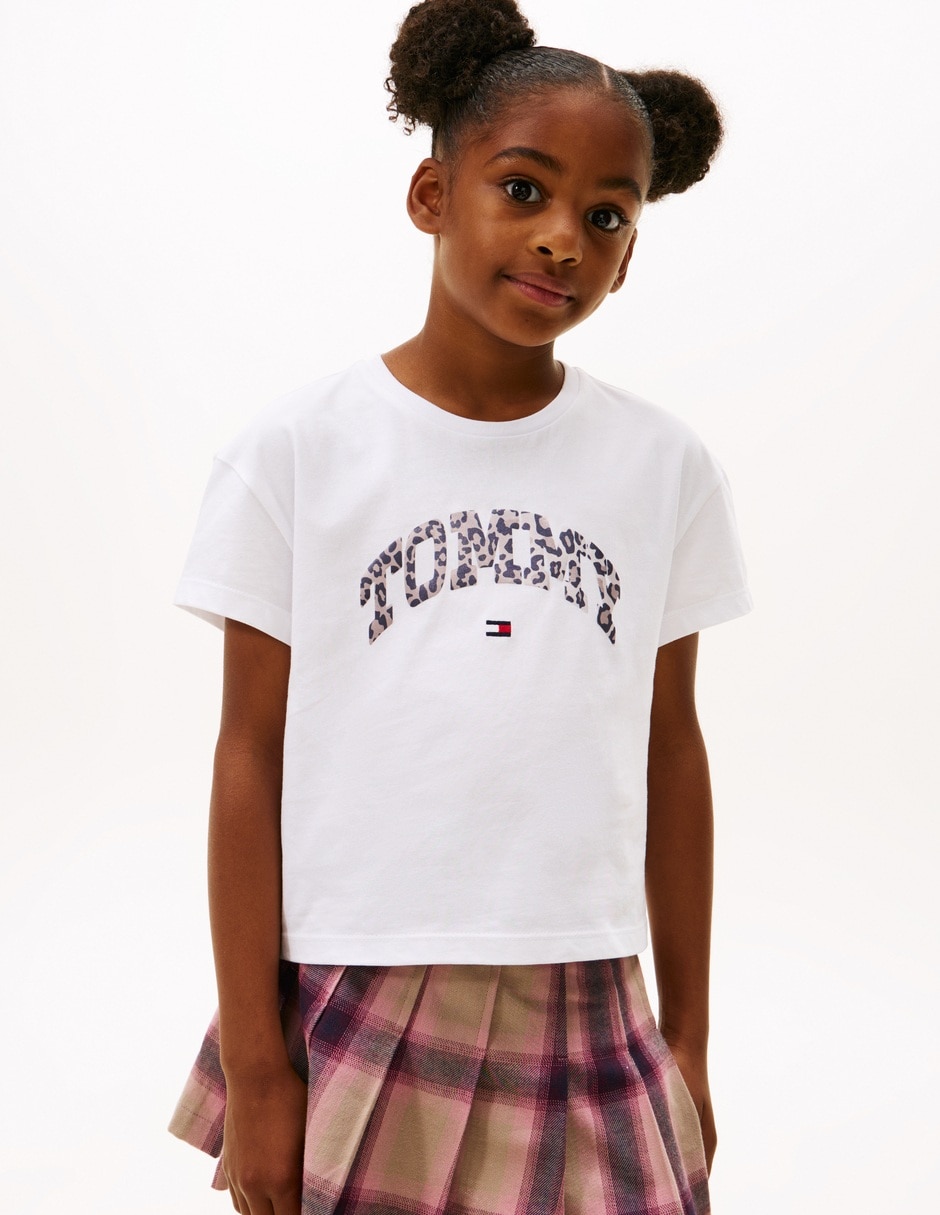 Playera manga corta para niña