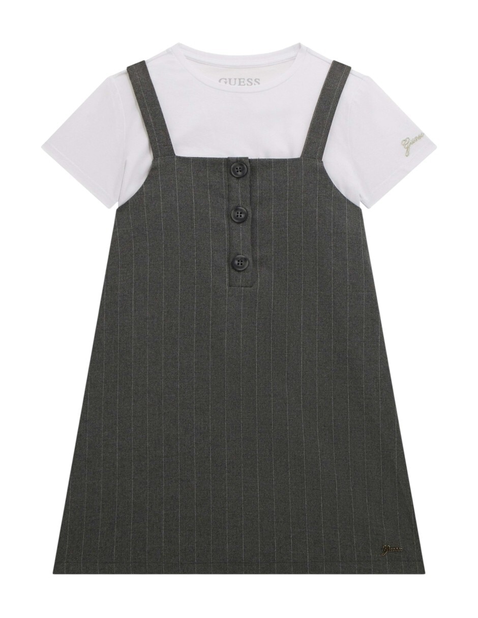 Conjunto j5bk01j1300-g011 de algodón para niña 1