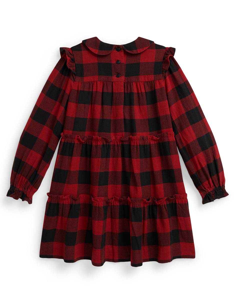 Vestido manga regular para niña 2