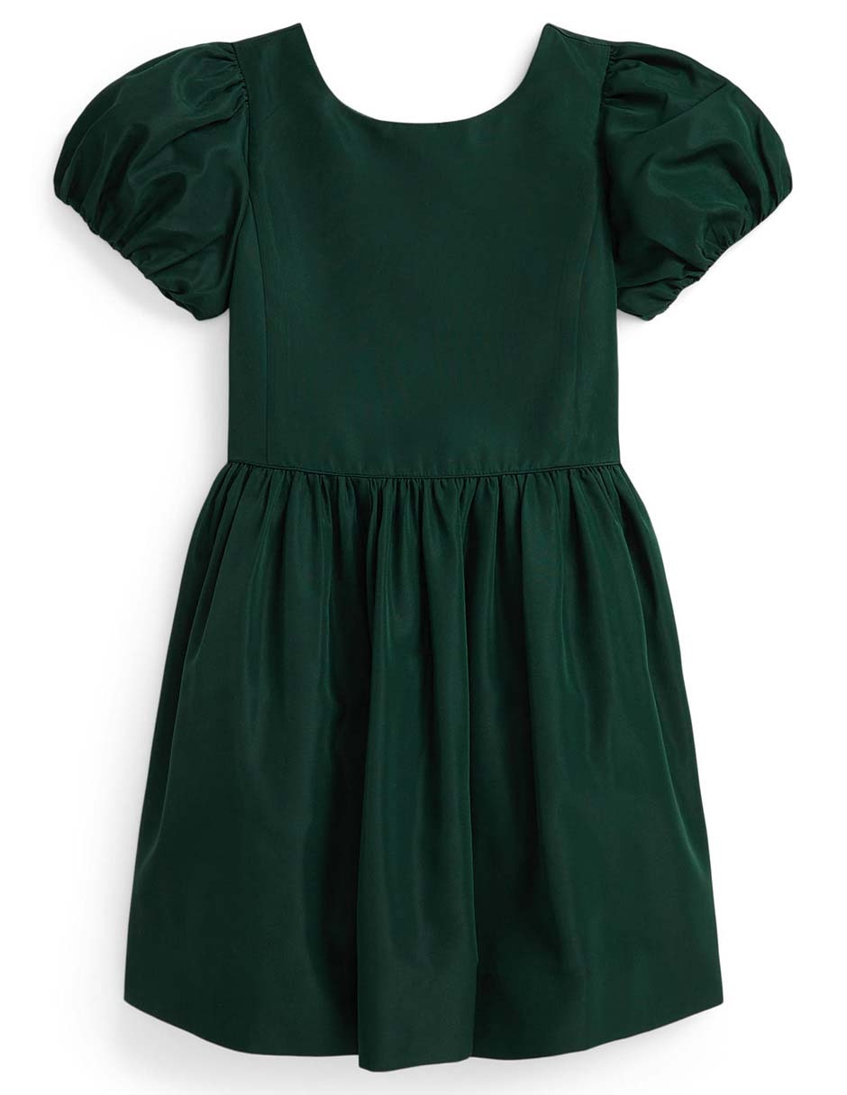 Vestido manga globo para niña Vestido manga globo para niña