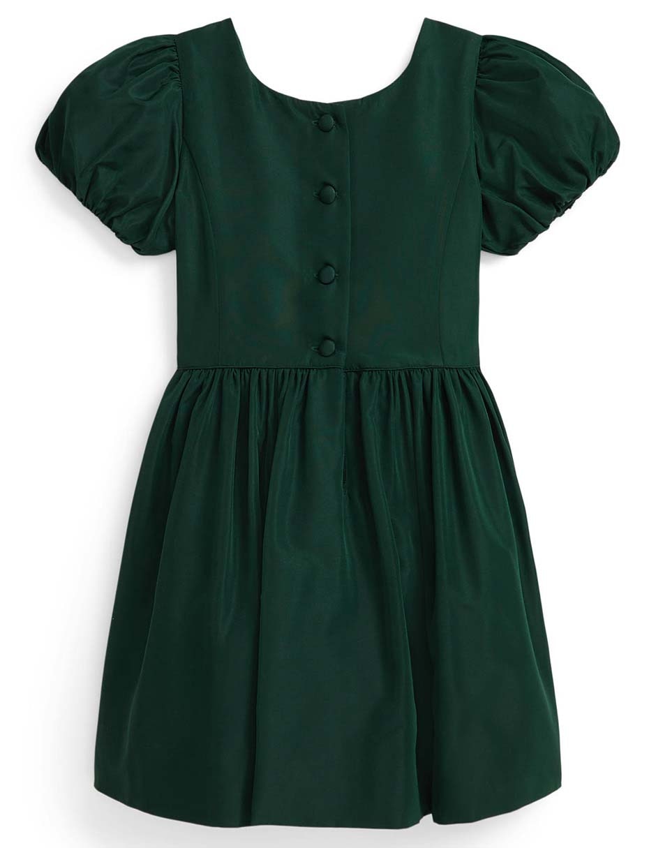 Vestido manga globo para niña 2