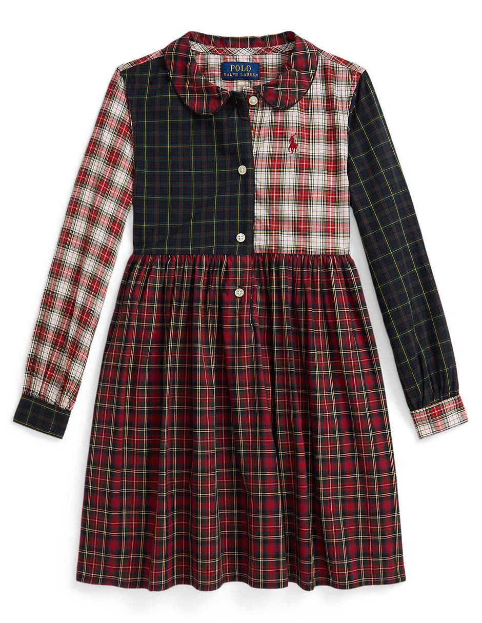 Vestido manga regular para niña 1