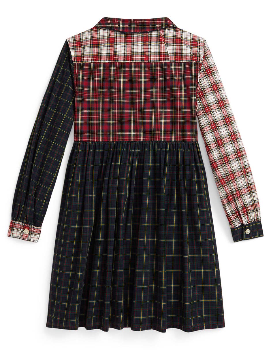 Vestido manga regular para niña 2