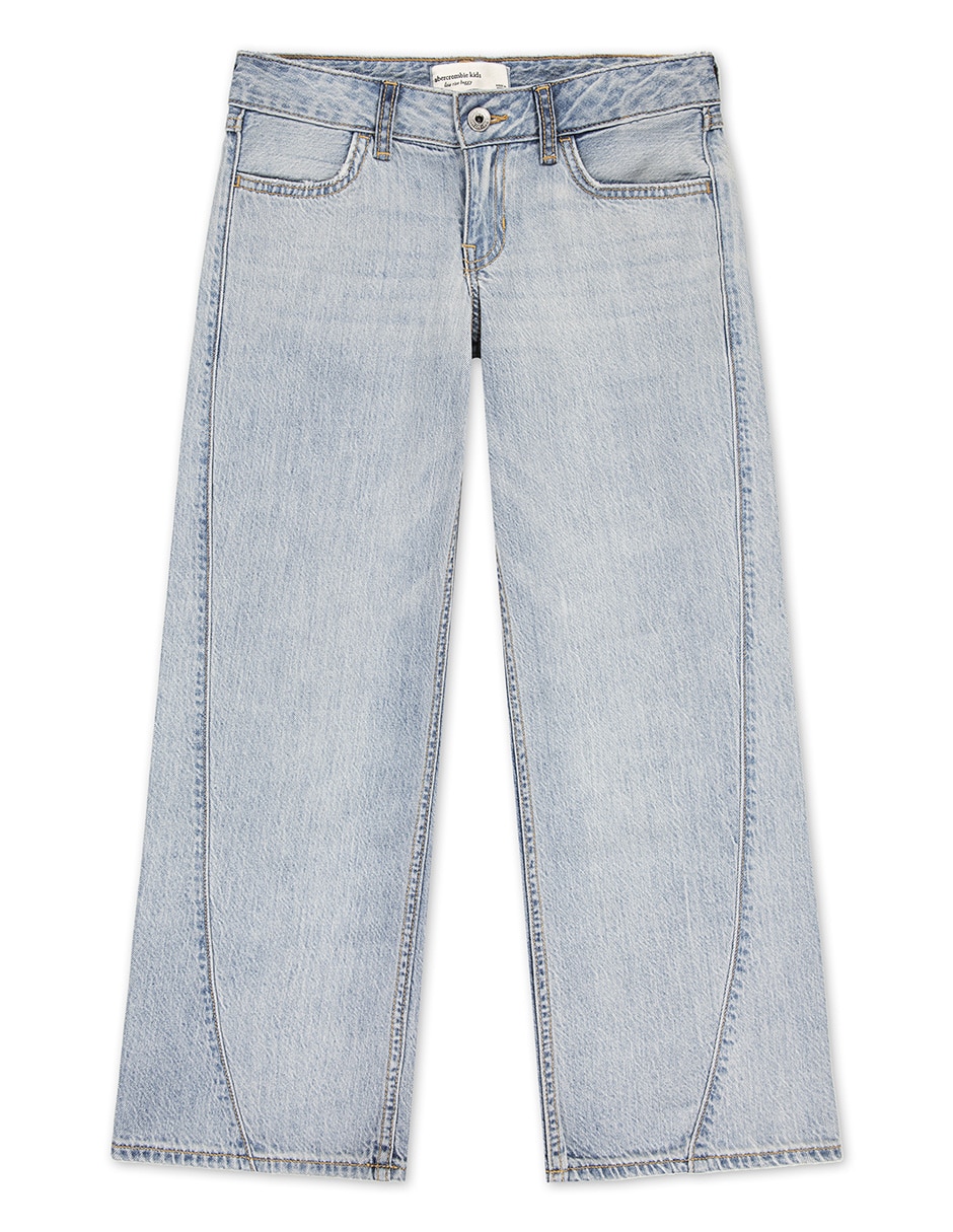 Jeans relaxed amplio 43AG07-LCD lavado claro para niña Jeans relaxed amplio 43AG07-LCD lavado claro para niña