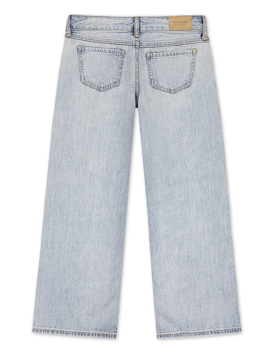 Jeans relaxed amplio 43AG07-LCD lavado claro para niña 3