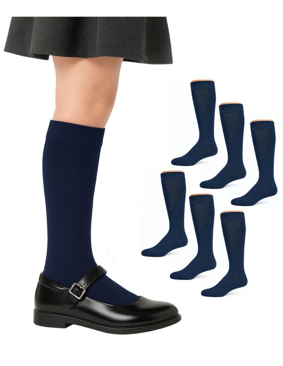 Set de calceta de algodón para niña 6 pares 2
