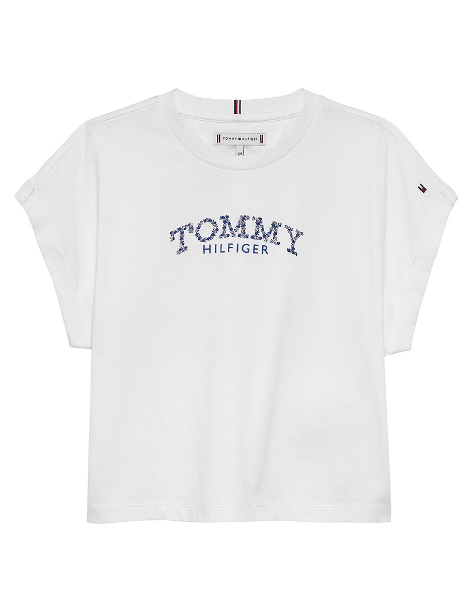 Playera manga corta para niña