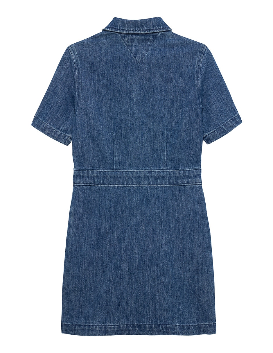Vestido manga regular para niña 3