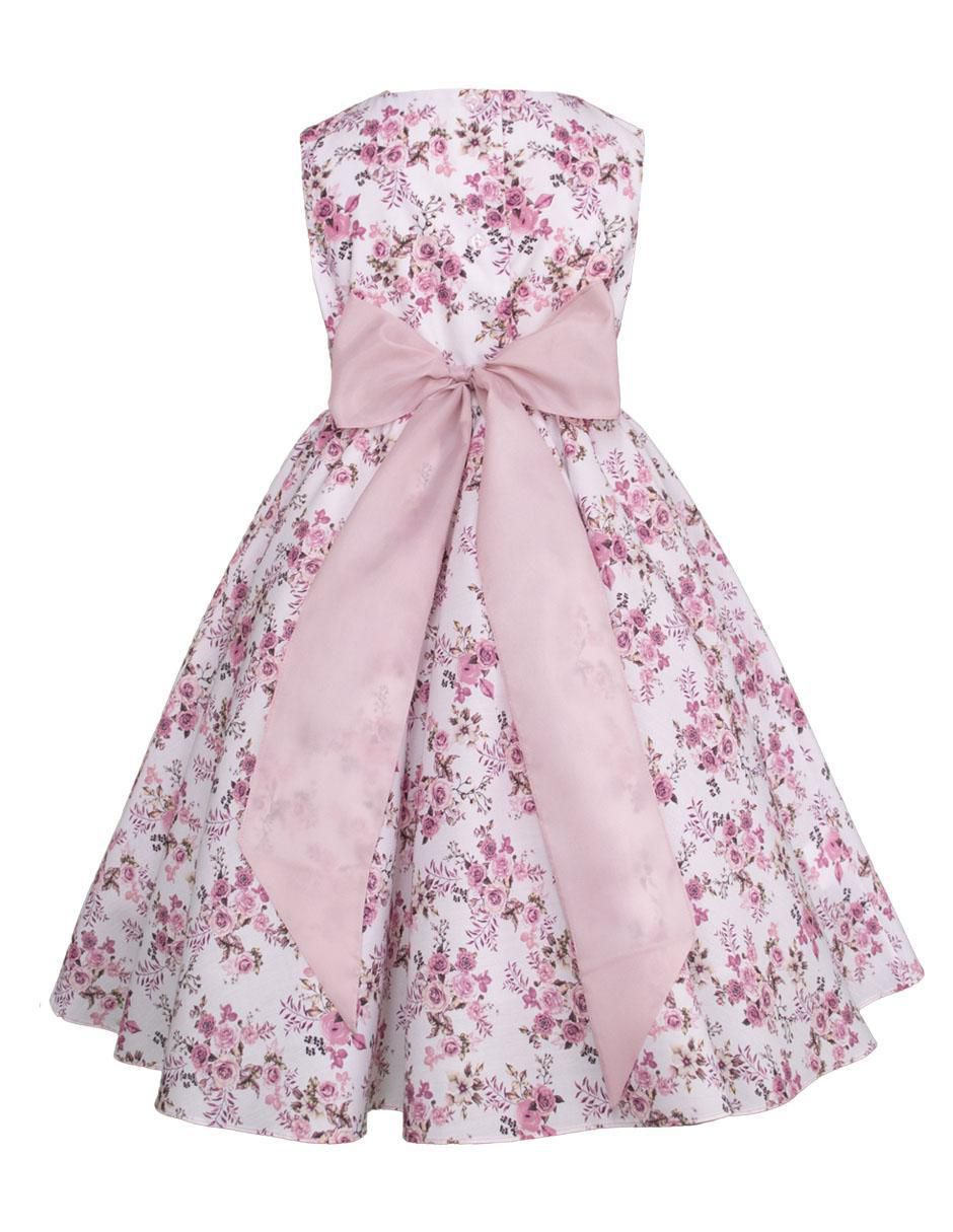 Vestido con suéter manga larga para niña 4