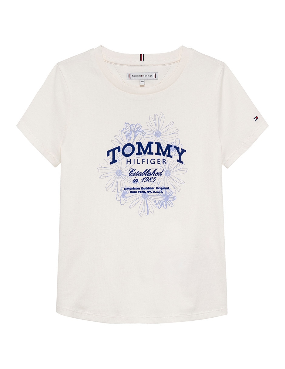 Playera manga corta para niña