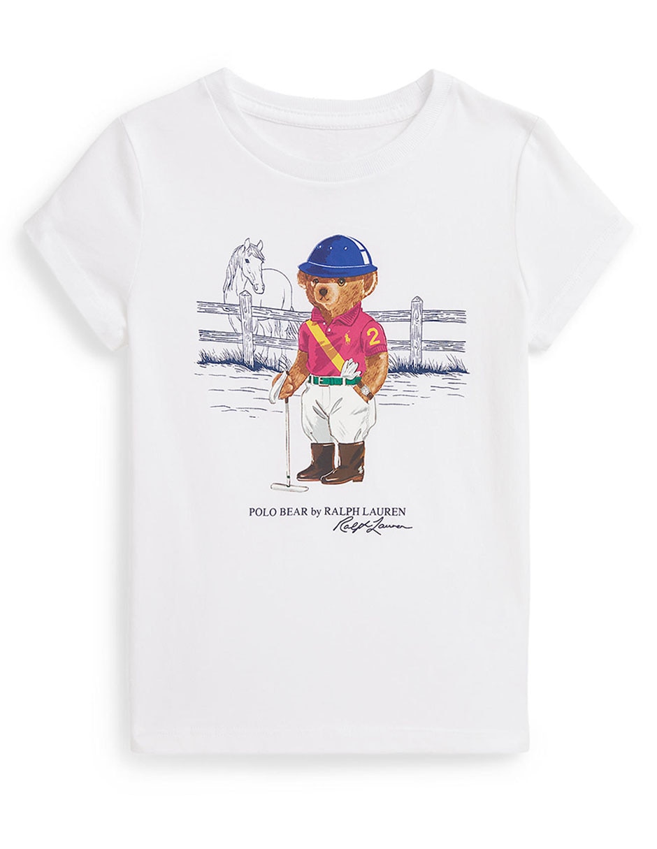 Playera manga corta para niña