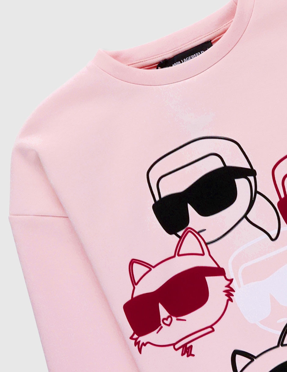 Vestido manga larga para niña 3